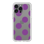 スリムプロテクションプレミアムケース［ シンプルドット - Purple ］