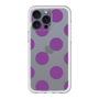 スリムプロテクションプレミアムケース［ シンプルドット - Purple ］