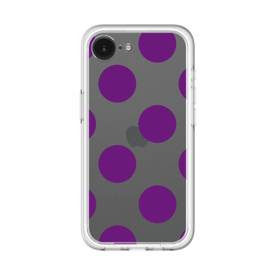 スリムプロテクションプレミアムケース［ シンプルドット - Purple ］