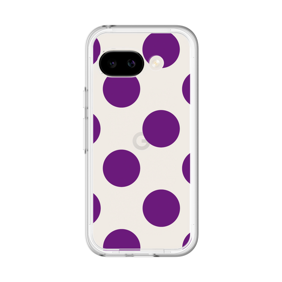 スリムプロテクションプレミアムケース［ シンプルドット - Purple ］
