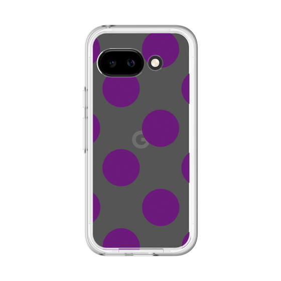 スリムプロテクションプレミアムケース［ シンプルドット - Purple ］