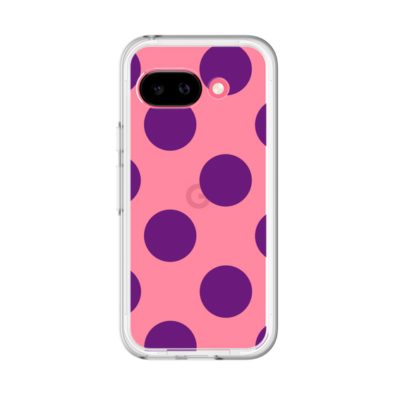 スリムプロテクションプレミアムケース［ シンプルドット - Purple ］