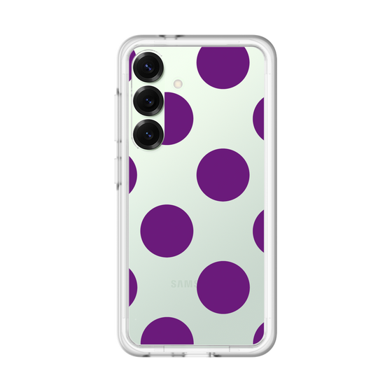 スリムプロテクションプレミアムケース［ シンプルドット - Purple ］