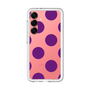 スリムプロテクションプレミアムケース［ シンプルドット - Purple ］