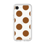 スリムプロテクションプレミアムケース［ シンプルドット - Brown ］