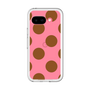 スリムプロテクションプレミアムケース［ シンプルドット - Brown ］