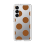 スリムプロテクションプレミアムケース［ シンプルドット - Brown ］