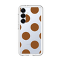 スリムプロテクションプレミアムケース［ シンプルドット - Brown ］