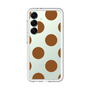 スリムプロテクションプレミアムケース［ シンプルドット - Brown ］