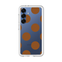 スリムプロテクションプレミアムケース［ シンプルドット - Brown ］