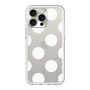 スリムプロテクションプレミアムケース［ シンプルドット - White ］