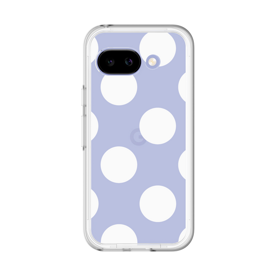 スリムプロテクションプレミアムケース［ シンプルドット - White ］