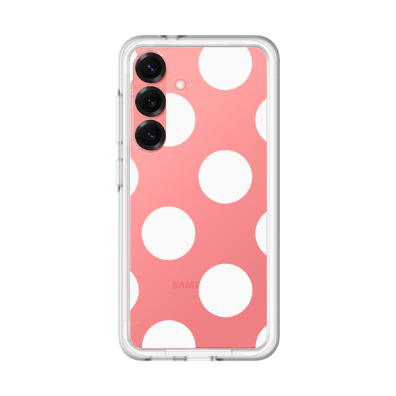 スリムプロテクションプレミアムケース［ シンプルドット - White ］