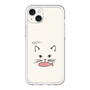 スリムプロテクションプレミアムケース［ 食いしん坊なねこ - White ］