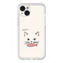 スリムプロテクションプレミアムケース［ 食いしん坊なねこ - White ］