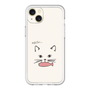 スリムプロテクションプレミアムケース［ 食いしん坊なねこ - White ］