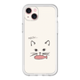 スリムプロテクションプレミアムケース［ 食いしん坊なねこ - White ］
