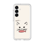 スリムプロテクションプレミアムケース［ 食いしん坊なねこ - White ］
