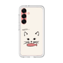 スリムプロテクションプレミアムケース［ 食いしん坊なねこ - White ］