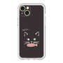 スリムプロテクションプレミアムケース［ 食いしん坊なねこ - Black ］