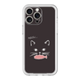 スリムプロテクションプレミアムケース［ 食いしん坊なねこ - Black ］