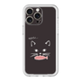 スリムプロテクションプレミアムケース［ 食いしん坊なねこ - Black ］