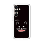 スリムプロテクションプレミアムケース［ 食いしん坊なねこ - Black ］