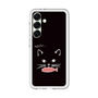 スリムプロテクションプレミアムケース［ 食いしん坊なねこ - Black ］