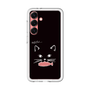 スリムプロテクションプレミアムケース［ 食いしん坊なねこ - Black ］