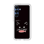 スリムプロテクションプレミアムケース［ 食いしん坊なねこ - Black ］