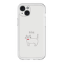 スリムプロテクションプレミアムケース［ 蝶ネクタイねこ - White ］