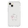 スリムプロテクションプレミアムケース［ 蝶ネクタイねこ - White ］