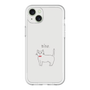 スリムプロテクションプレミアムケース［ 蝶ネクタイねこ - White ］