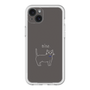 スリムプロテクションプレミアムケース［ 蝶ネクタイねこ - Black ］