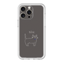 スリムプロテクションプレミアムケース［ 蝶ネクタイねこ - Black ］