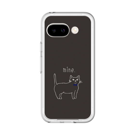 スリムプロテクションプレミアムケース［ 蝶ネクタイねこ - Black ］