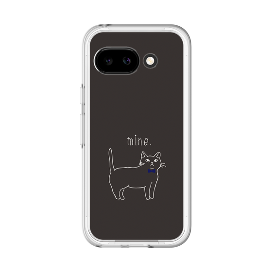 スリムプロテクションプレミアムケース［ 蝶ネクタイねこ - Black ］
