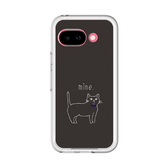 スリムプロテクションプレミアムケース［ 蝶ネクタイねこ - Black ］