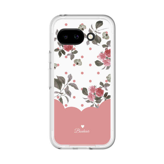 スリムプロテクションプレミアムケース［ ツインドットフラワー - Pink ］