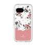 スリムプロテクションプレミアムケース［ ツインドットフラワー - Pink ］