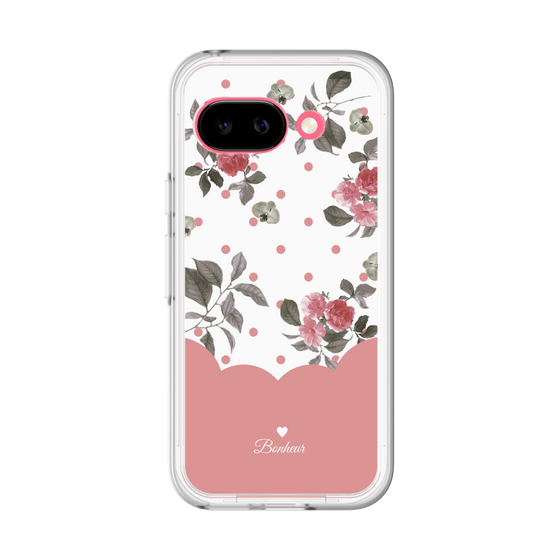 スリムプロテクションプレミアムケース［ ツインドットフラワー - Pink ］