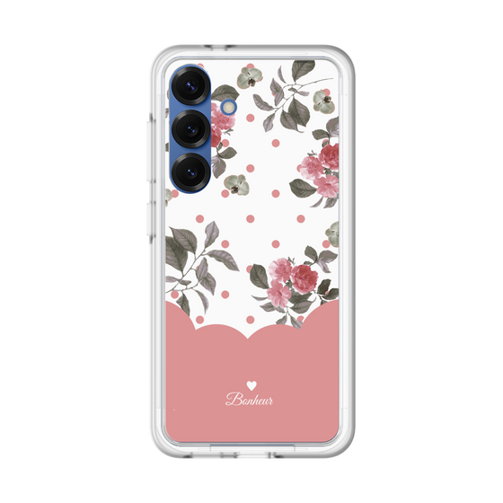 スリムプロテクションプレミアムケース［ ツインドットフラワー - Pink ］