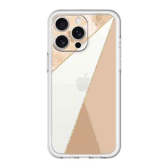 スリムプロテクションプレミアムケース［ マーブルトライアングルパレット - Beige ］