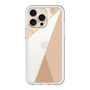 スリムプロテクションプレミアムケース［ マーブルトライアングルパレット - Beige ］