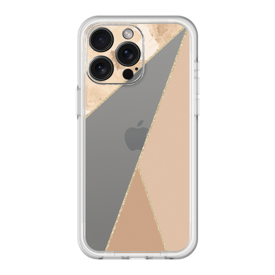 スリムプロテクションプレミアムケース［ マーブルトライアングルパレット - Beige ］