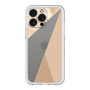 スリムプロテクションプレミアムケース［ マーブルトライアングルパレット - Beige ］