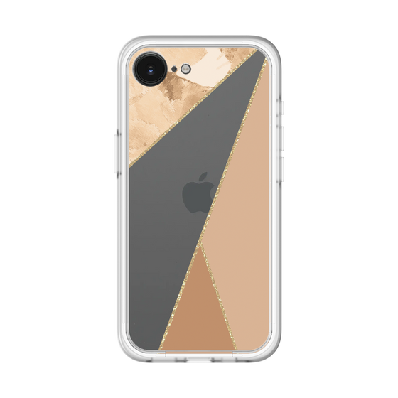 スリムプロテクションプレミアムケース［ マーブルトライアングルパレット - Beige ］