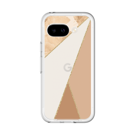 スリムプロテクションプレミアムケース［ マーブルトライアングルパレット - Beige ］