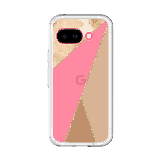 スリムプロテクションプレミアムケース［ マーブルトライアングルパレット - Beige ］