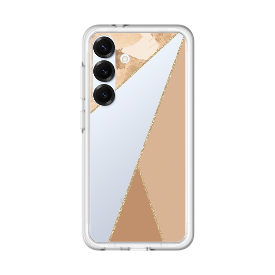 スリムプロテクションプレミアムケース［ マーブルトライアングルパレット - Beige ］